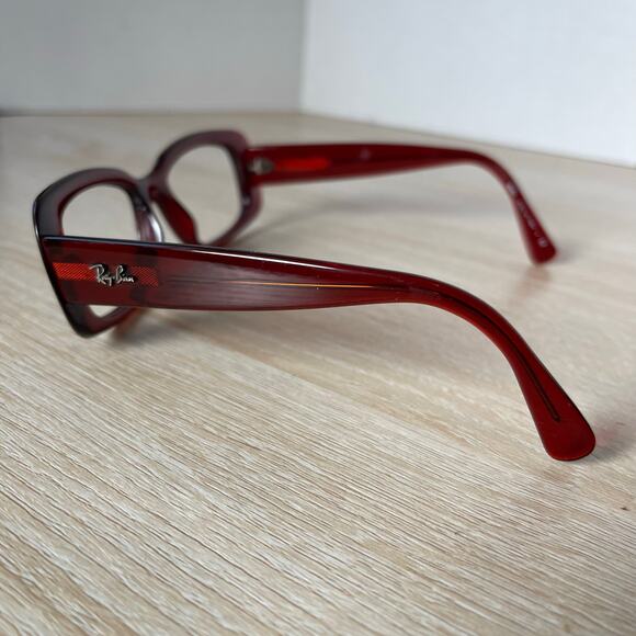 Ray-Ban RB4122 735/8G Sunglasses Red FRAMES ONLY Vintage - Picture 7 of 8